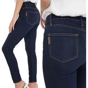PAIGE Hoxton Ankle Dark Wash Skinny Jeans, Size 27